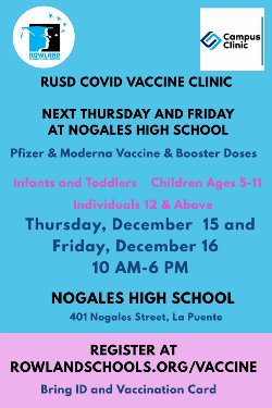 RUSD Vaccine Clinic